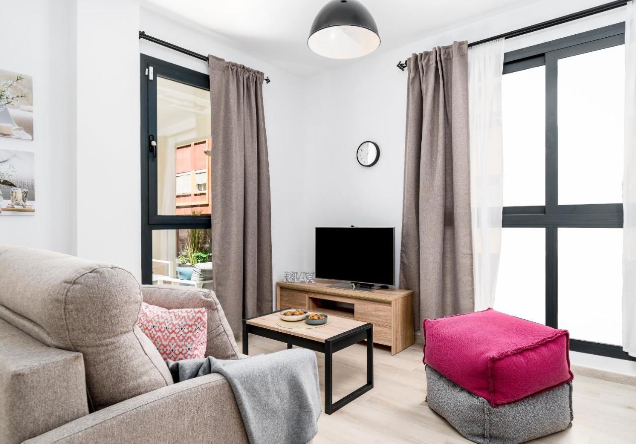 Apartamento Deluxe Con Piscina, Terraza & Parking Málaga Eksteriør billede